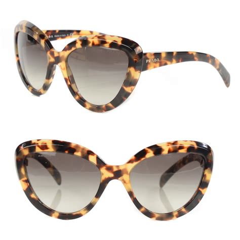 prada tortoise cat eye sunglasses|prada sunglasses women's tortoise.